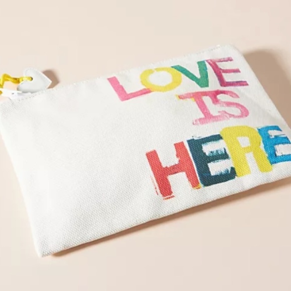 Kerri ROSENTHAL love is here clutch new without tags